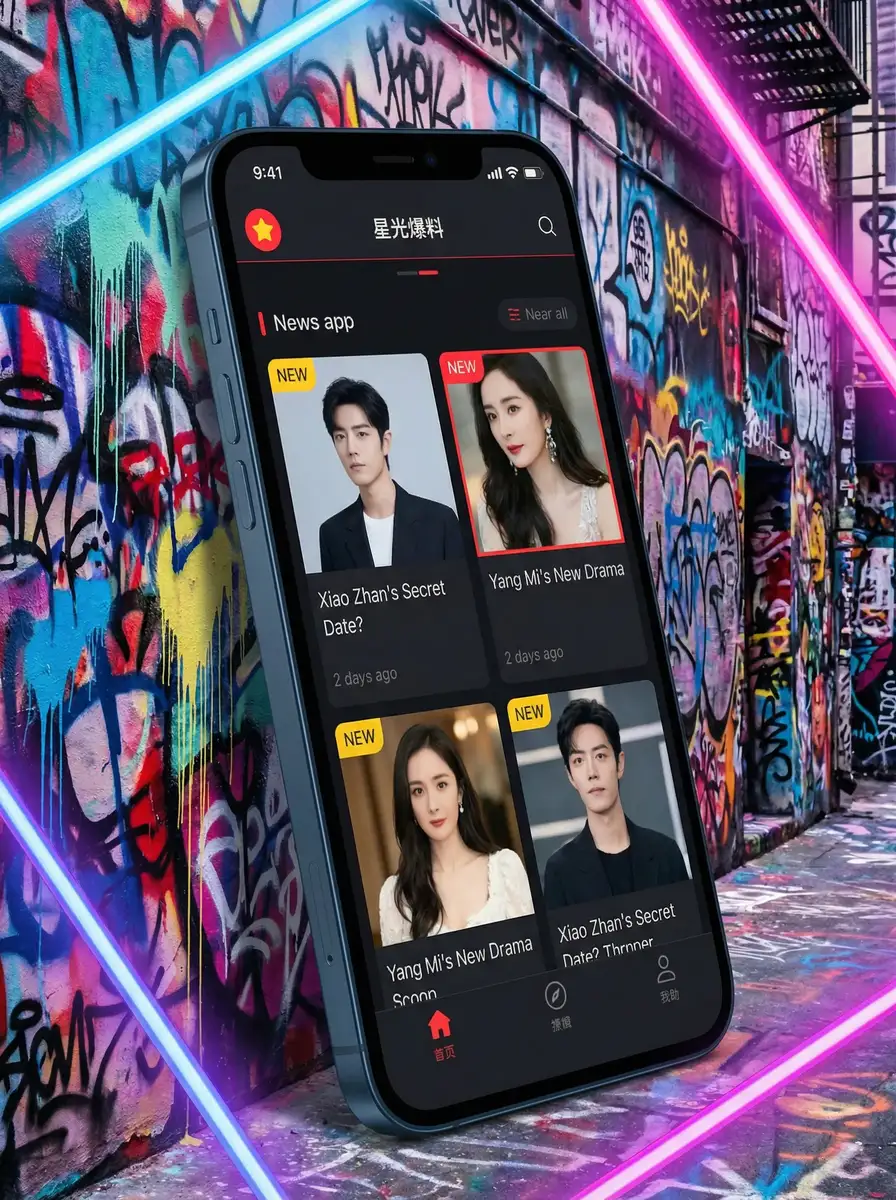 水多多传媒 APP界面展示 - 掌上吃瓜神器